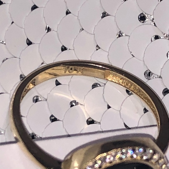 10k Solid REAL gold custom designer ring FREE APPRAISAL best gift Bestseller WOW - Picture 5 of 10